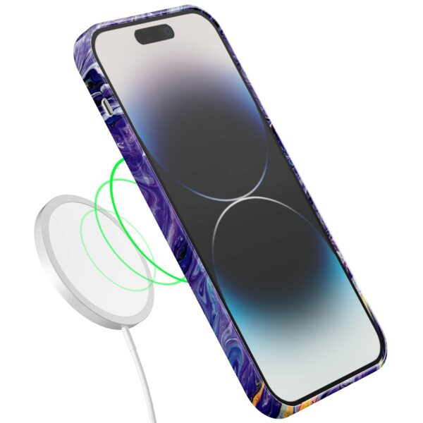 paars goud marmer opdruk_iPhone 14 Pro telefoonhoesje met volledige rondom bedrukking (7)