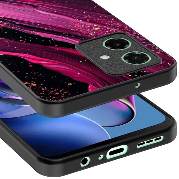 paars roze marmer opdruk_Motorola Moto G64 telefoonhoesje (3)