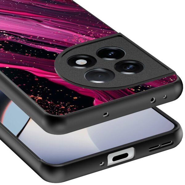 paars roze marmer opdruk_OnePlus 11R Telefoonhoesje (3)