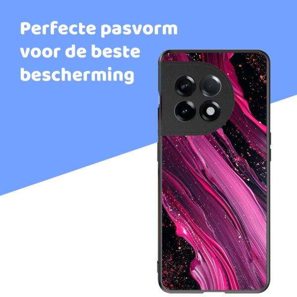 paars roze marmer opdruk_OnePlus 11R Telefoonhoesje (4)