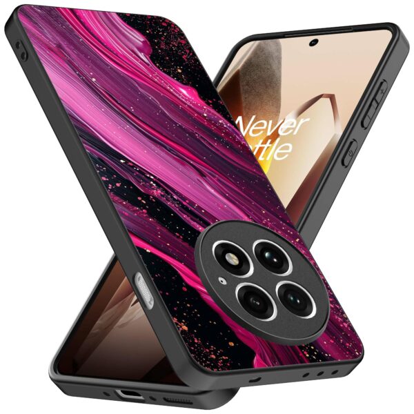 paars roze marmer opdruk_OnePlus 13 Telefoonhoesje (2)