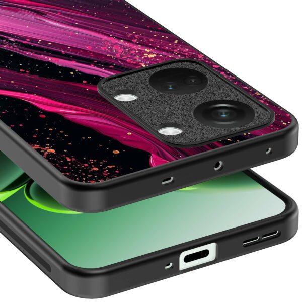 paars roze marmer opdruk_OnePlus Nord 3 Telefoonhoesje (3)