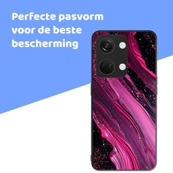 paars roze marmer opdruk_OnePlus Nord 3 Telefoonhoesje (4)