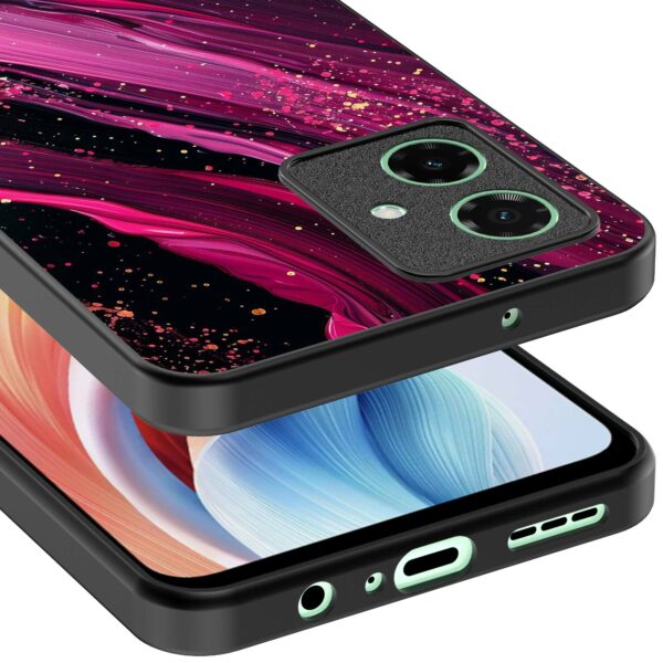 paars roze marmer opdruk_Oppo A59 telefoonhoesje (3)