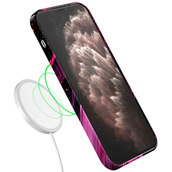 paars roze marmer opdruk_iPhone 11 Pro Max telefoonhoesje met volledige rondom bedrukking (7)