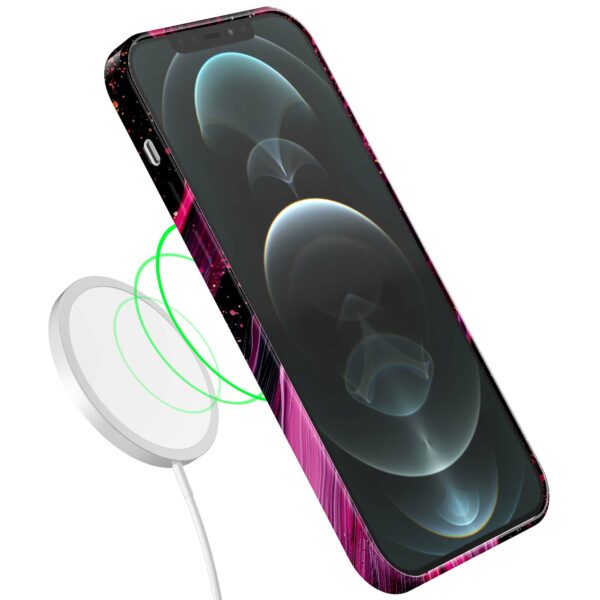 paars roze marmer opdruk_iPhone 12 Pro Max telefoonhoesje met volledige rondom bedrukking (7)
