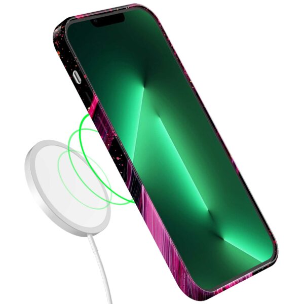 paars roze marmer opdruk_iPhone 13 Pro Max telefoonhoesje met volledige rondom bedrukking (7)