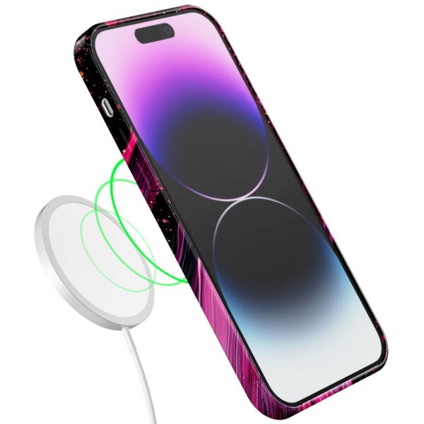 paars roze marmer opdruk_iPhone 14 Pro Max telefoonhoesje met volledige rondom bedrukking (7)