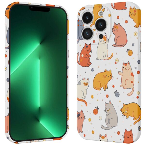 poezen opdruk_iPhone 13 Pro Max telefoonhoesje met volledige rondom bedrukking (3)