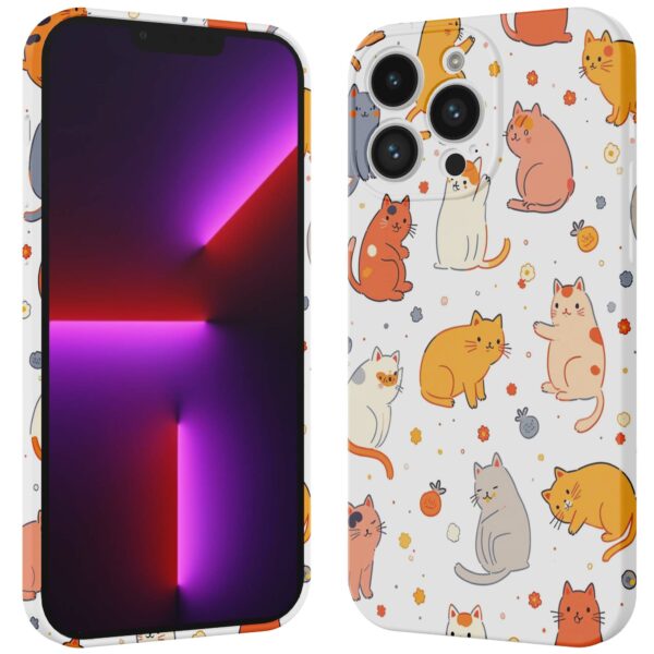 poezen opdruk_iPhone 13 Pro telefoonhoesje met volledige rondom bedrukking (3)