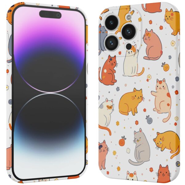 poezen opdruk_iPhone 14 Pro Max telefoonhoesje met volledige rondom bedrukking (3)