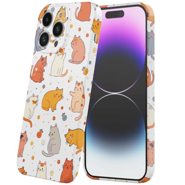 poezen opdruk_iPhone 14 Pro Max telefoonhoesje met volledige rondom bedrukking (6)