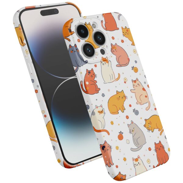 poezen opdruk_iPhone 14 Pro telefoonhoesje met volledige rondom bedrukking (2)