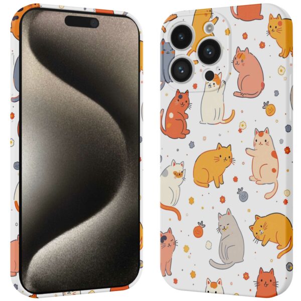 poezen opdruk_iPhone 15 Pro Max telefoonhoesje met volledige rondom bedrukking (3)