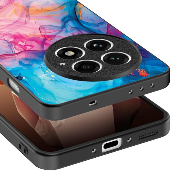 regenboog acryl marmer opdruk_OnePlus 13 Telefoonhoesje (3)