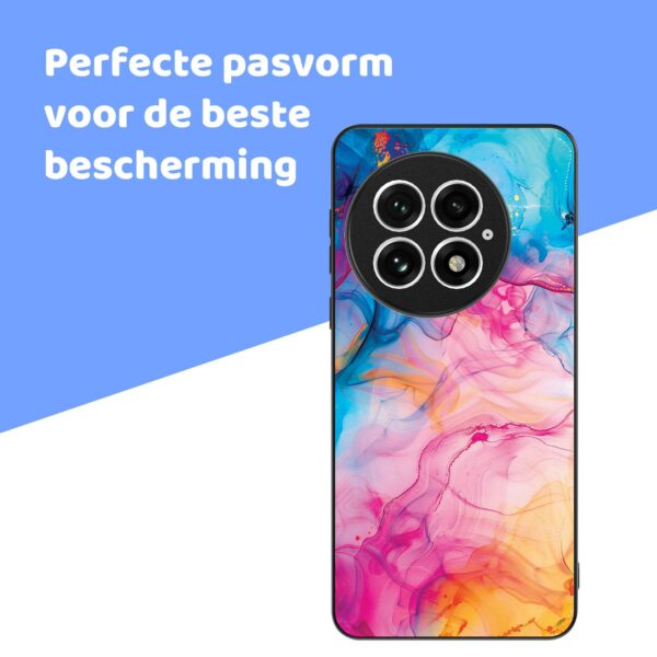 regenboog acryl marmer opdruk_OnePlus 13 Telefoonhoesje (4)