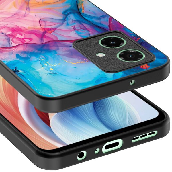 regenboog acryl marmer opdruk_Oppo A59 telefoonhoesje (3)