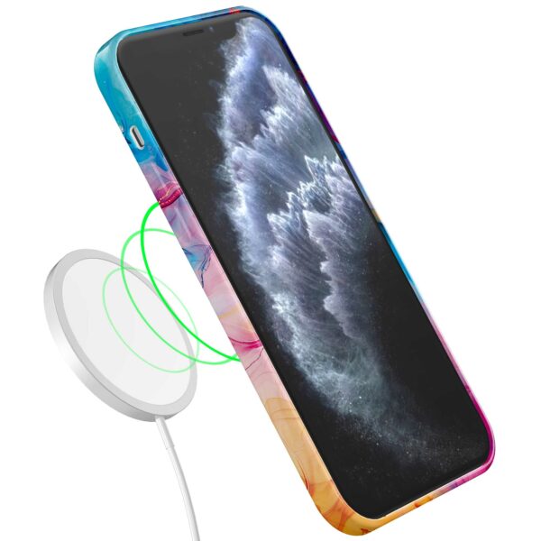 regenboog acryl marmer opdruk_iPhone 11 Pro telefoonhoesje met volledige rondom bedrukking (7)
