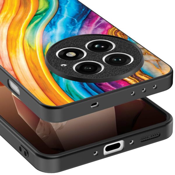 regenboog goud marmer opdruk_OnePlus 13 Telefoonhoesje (3)