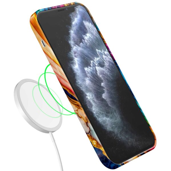 regenboog goud marmer opdruk_iPhone 11 Pro telefoonhoesje met volledige rondom bedrukking (7)