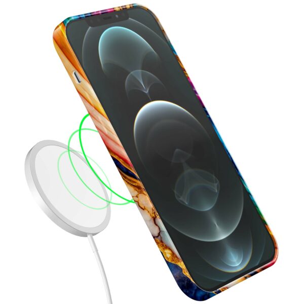 regenboog goud marmer opdruk_iPhone 12 Pro Max telefoonhoesje met volledige rondom bedrukking (7)