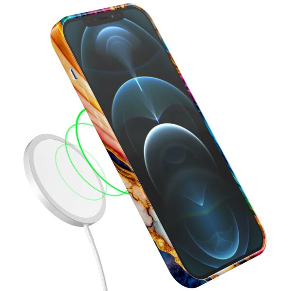 regenboog goud marmer opdruk_iPhone 12 Pro telefoonhoesje met volledige rondom bedrukking (7)