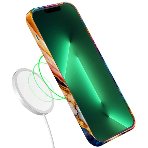 regenboog goud marmer opdruk_iPhone 13 Pro Max telefoonhoesje met volledige rondom bedrukking (7)
