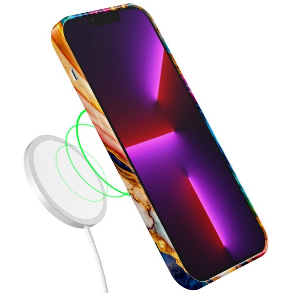 regenboog goud marmer opdruk_iPhone 13 Pro telefoonhoesje met volledige rondom bedrukking (7)