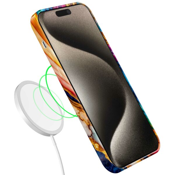 regenboog goud marmer opdruk_iPhone 15 Pro Max telefoonhoesje met volledige rondom bedrukking (7)