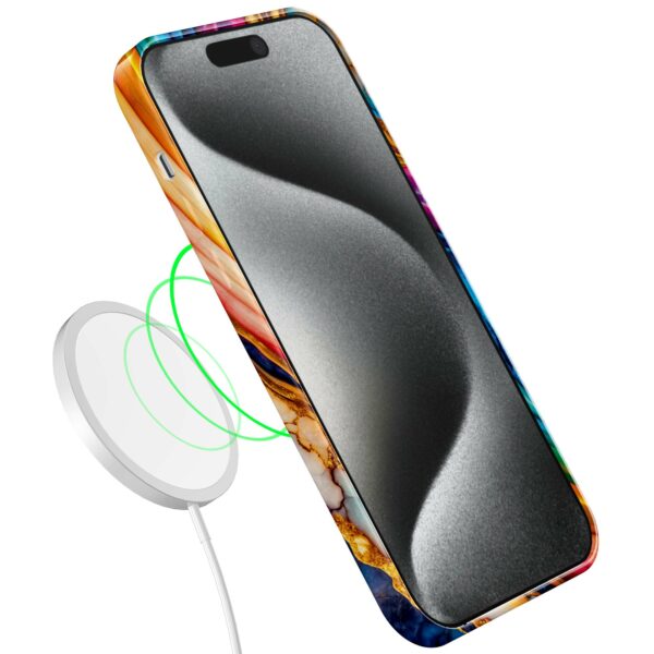 regenboog goud marmer opdruk_iPhone 15 Pro telefoonhoesje met volledige rondom bedrukking (7)
