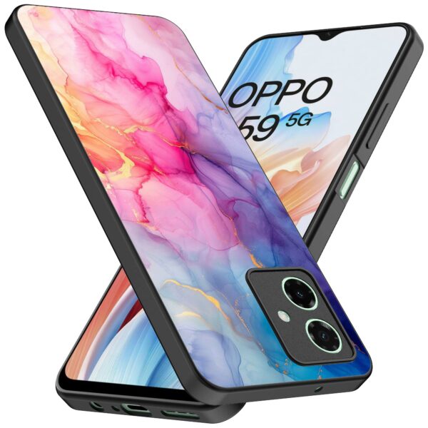 regenboog marmer opdruk_Oppo A59 telefoonhoesje (2)