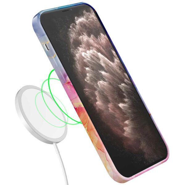 regenboog marmer opdruk_iPhone 11 Pro Max telefoonhoesje met volledige rondom bedrukking (7)