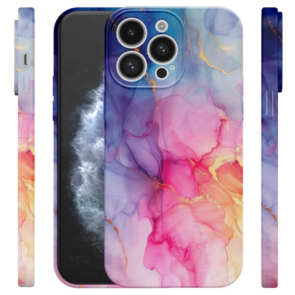 regenboog marmer opdruk_iPhone 11 Pro telefoonhoesje met volledige rondom bedrukking (4)