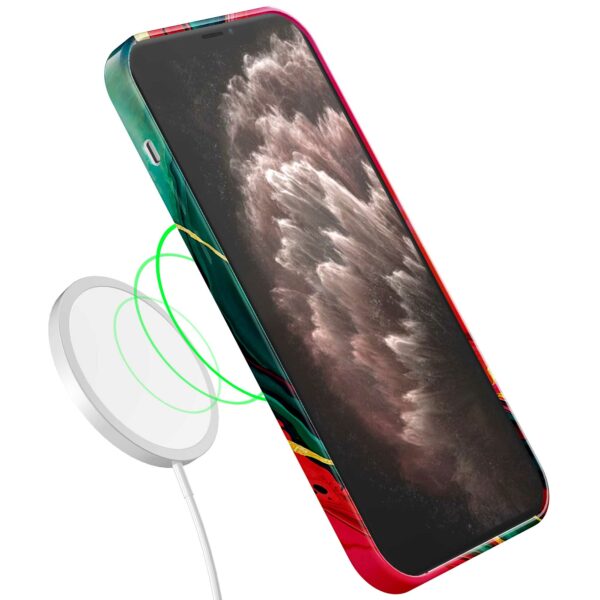 rood groen marmer opdruk_iPhone 11 Pro Max telefoonhoesje met volledige rondom bedrukking (7)
