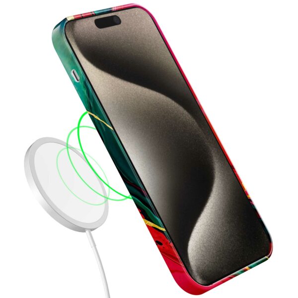 rood groen marmer opdruk_iPhone 15 Pro Max telefoonhoesje met volledige rondom bedrukking (7)