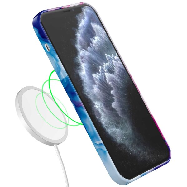 roze blauw marmer opdruk_iPhone 11 Pro telefoonhoesje met volledige rondom bedrukking (7)