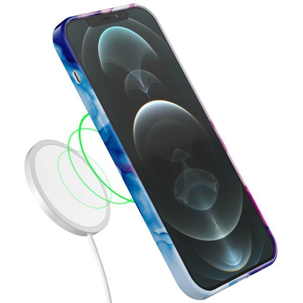 roze blauw marmer opdruk_iPhone 12 Pro Max telefoonhoesje met volledige rondom bedrukking (7)