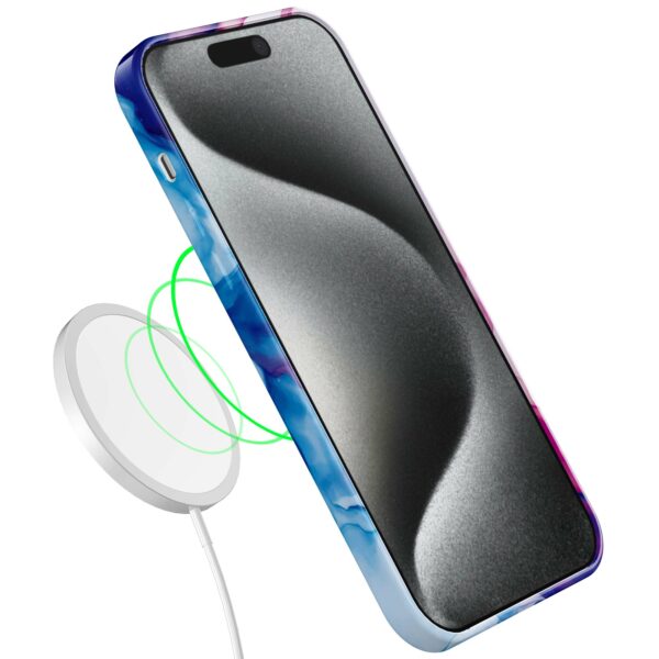 roze blauw marmer opdruk_iPhone 15 Pro telefoonhoesje met volledige rondom bedrukking (7)
