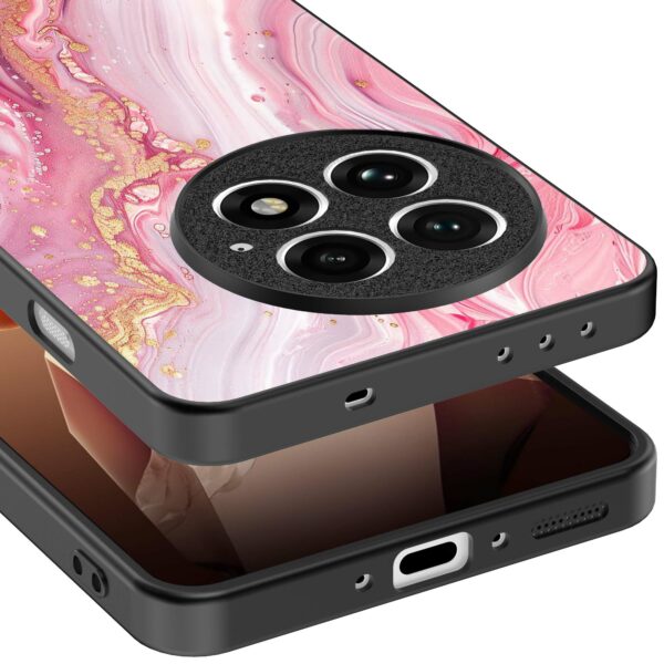 roze marmer opdruk_OnePlus 13 Telefoonhoesje (3)