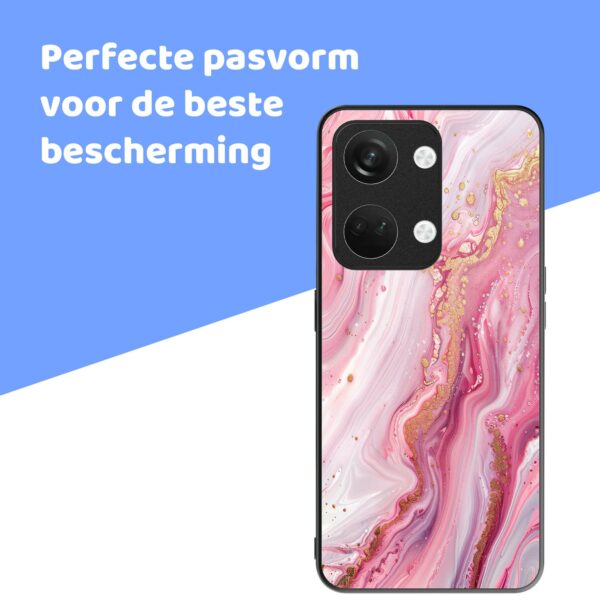 roze marmer opdruk_OnePlus Nord 3 Telefoonhoesje (4)