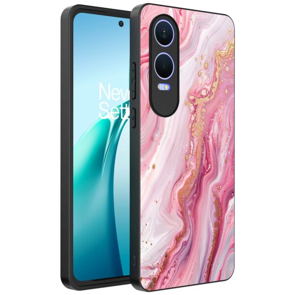 roze marmer opdruk_OnePlus Nord CE 4 Lite Telefoonhoesje (1)