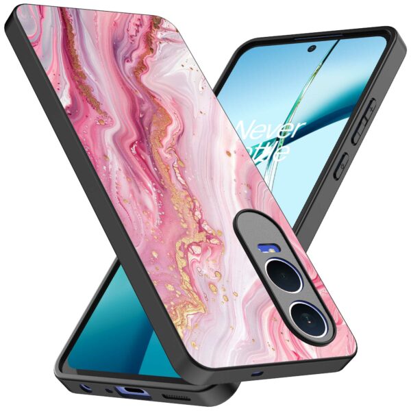 roze marmer opdruk_OnePlus Nord CE 4 Lite Telefoonhoesje (2)