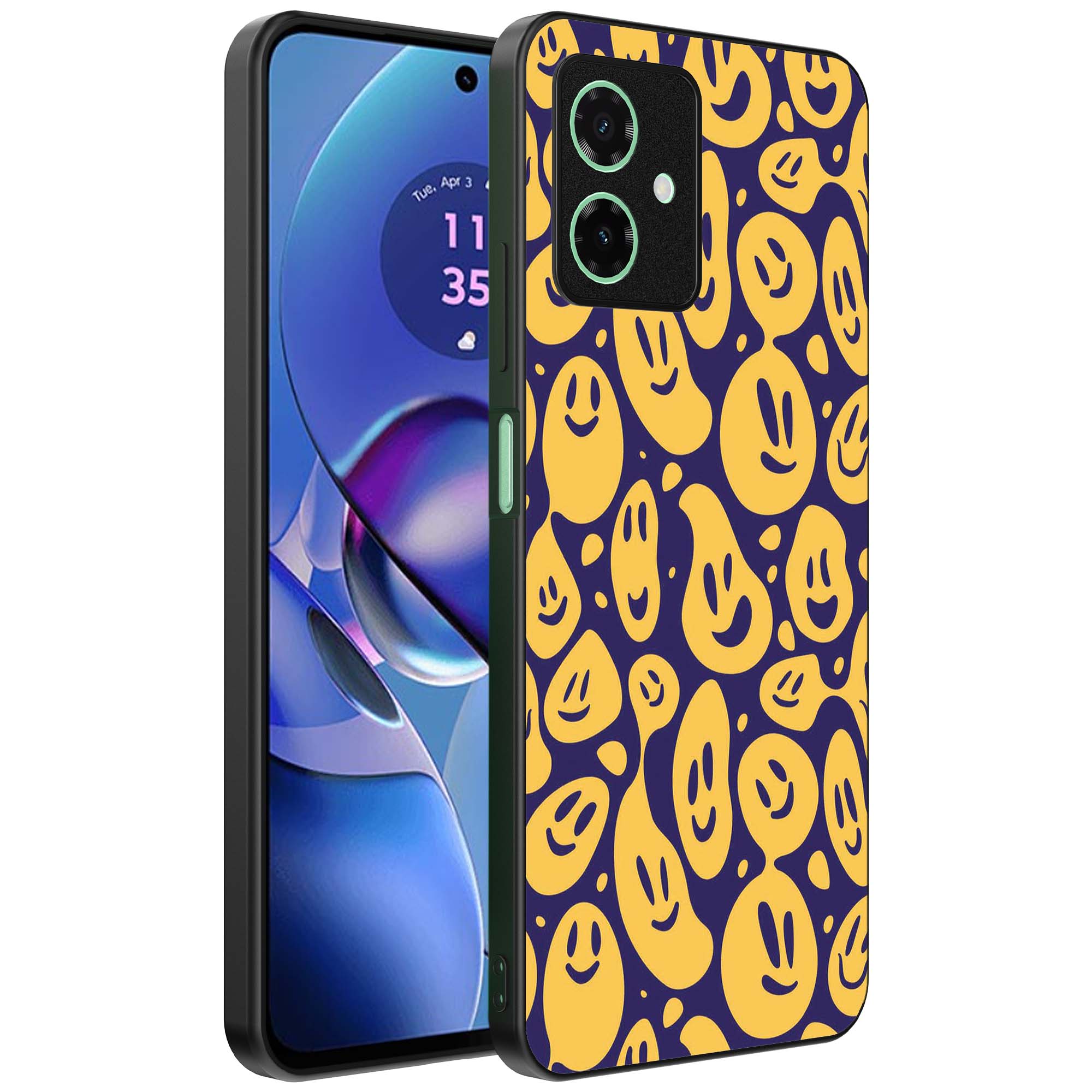 smileys opdruk_Motorola Moto G55 telefoonhoesje (1)
