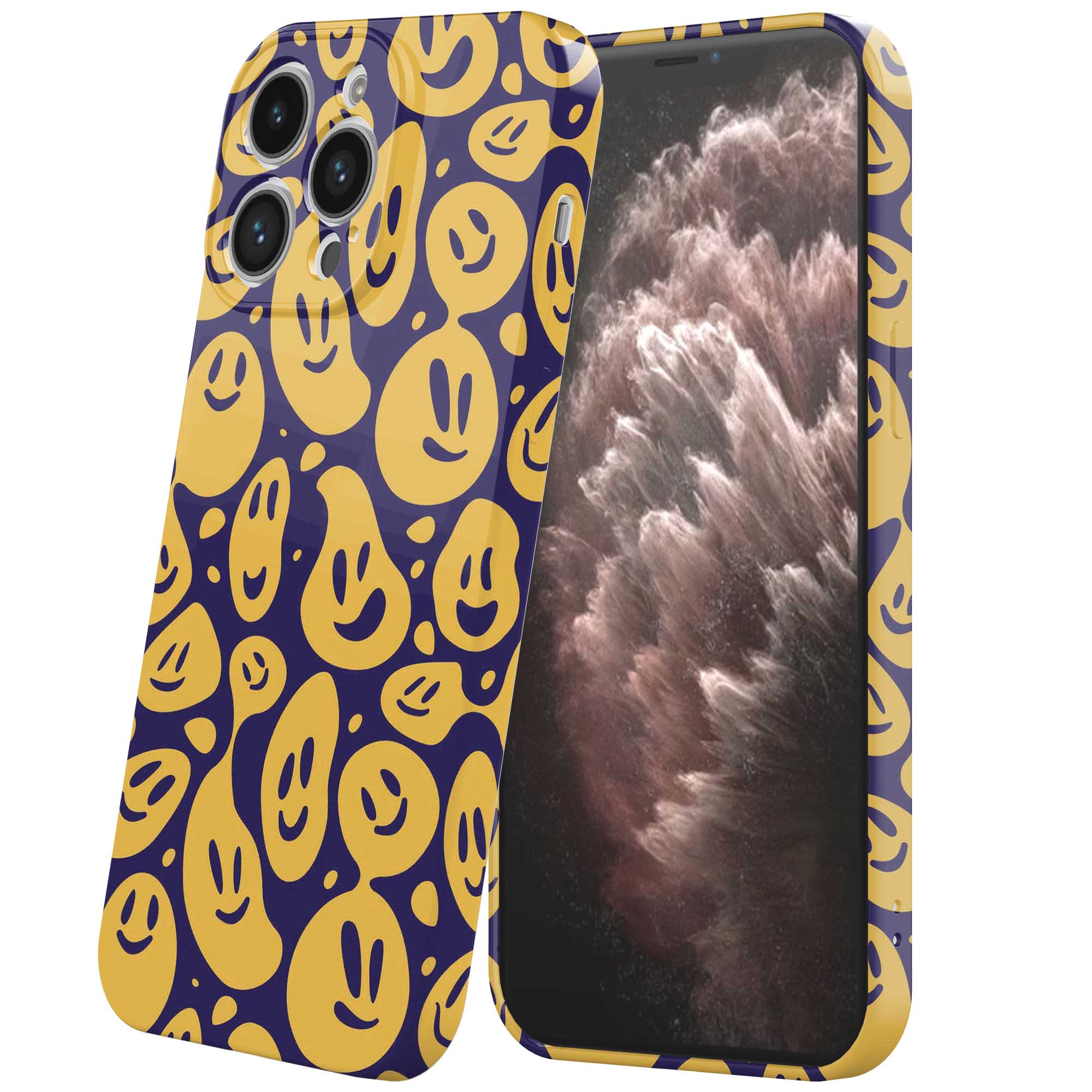 smileys opdruk_iPhone 11 Pro Max telefoonhoesje met volledige rondom bedrukking (6)