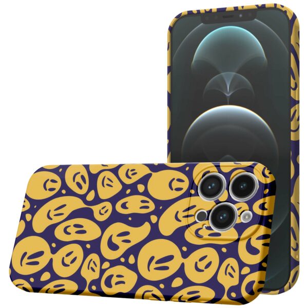 smileys opdruk_iPhone 12 Pro Max telefoonhoesje met volledige rondom bedrukking (1)