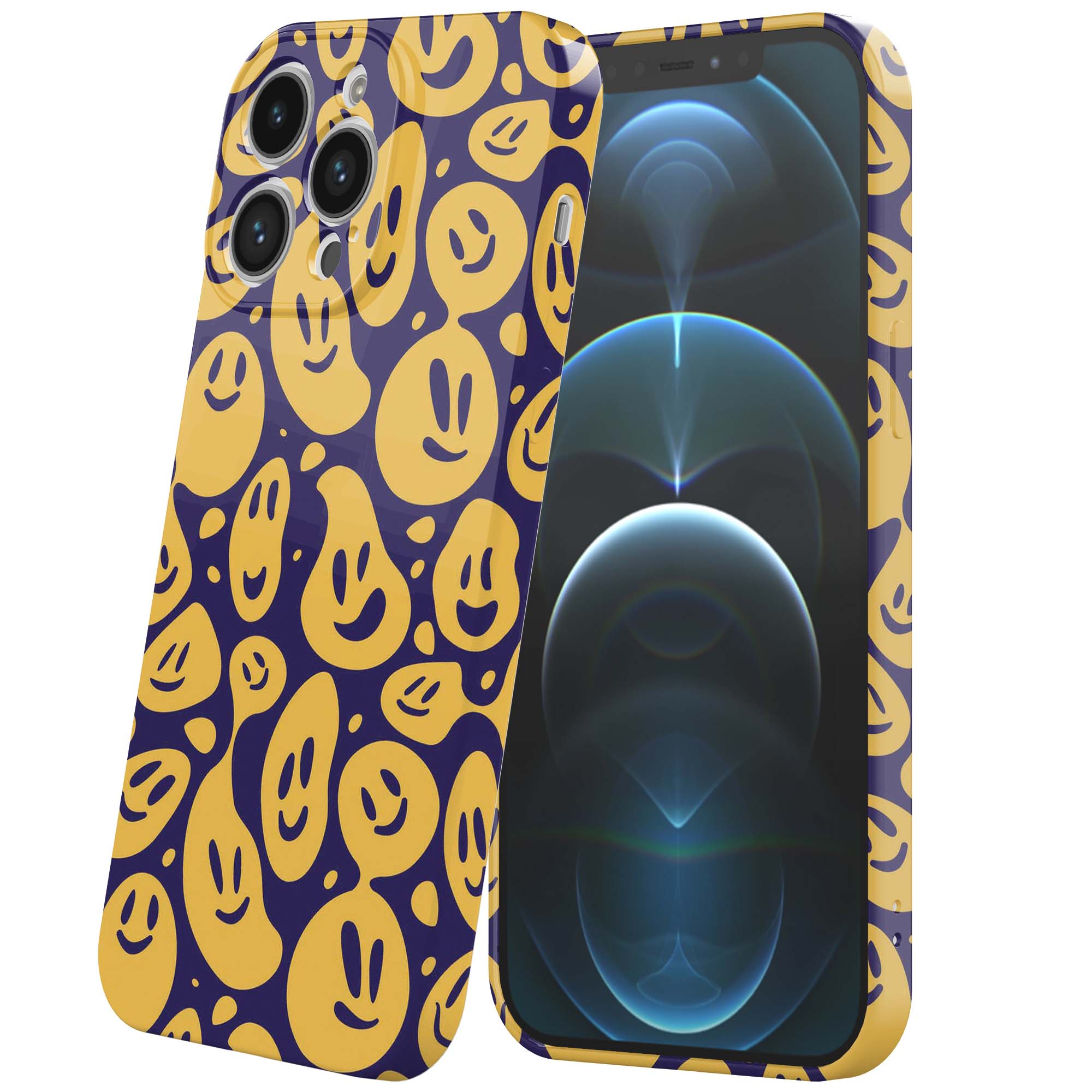 smileys opdruk_iPhone 12 Pro telefoonhoesje met volledige rondom bedrukking (6)