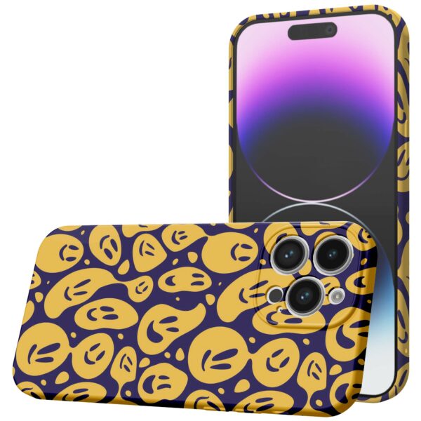 smileys opdruk_iPhone 14 Pro Max telefoonhoesje met volledige rondom bedrukking (1)