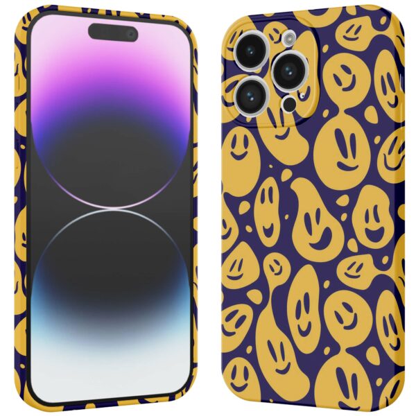 smileys opdruk_iPhone 14 Pro Max telefoonhoesje met volledige rondom bedrukking (3)