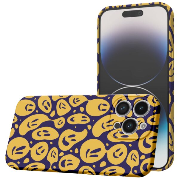 smileys opdruk_iPhone 14 Pro telefoonhoesje met volledige rondom bedrukking (1)
