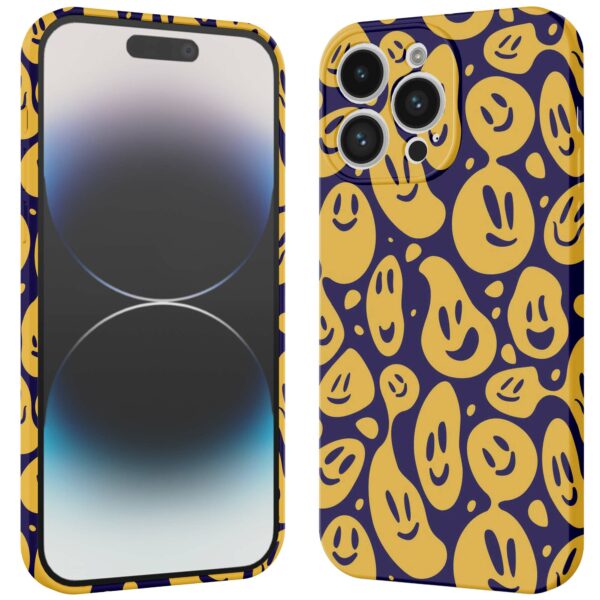 smileys opdruk_iPhone 14 Pro telefoonhoesje met volledige rondom bedrukking (3)